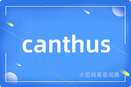 canthus